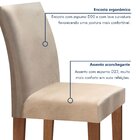 Conjunto Sala De Jantar Mesa Tampo De Vidro 4 Cadeiras Espanh