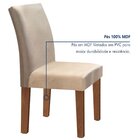 Conjunto Sala De Jantar Mesa Tampo De Vidro 4 Cadeiras Espanh