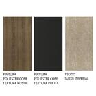 Conjunto Sala De Jantar Mesa Tampo De Vidro 4 Cadeiras Rustic