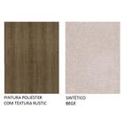 Conjunto Sala De Jantar Mesa Tampo De Vidro 4 Cadeiras Rustic