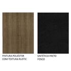 Conjunto Sala De Jantar Mesa Tampo De Vidro 4 Cadeiras Rustic