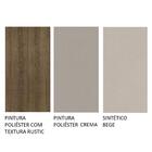 Conjunto Sala De Jantar Mesa Tampo De Vidro 4 Cadeiras Rustic