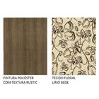 Conjunto Sala De Jantar Mesa Tampo De Vidro 4 Cadeiras Rustic