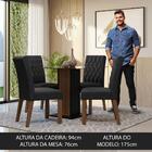 Conjunto Sala De Jantar Mesa Tampo De Vidro 4 Cadeiras Rustic