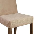 Conjunto Sala De Jantar Mesa Tampo De Vidro 4 Cadeiras Rustic