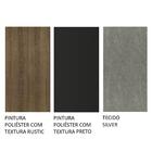 Conjunto Sala De Jantar Mesa Tampo De Vidro 4 Cadeiras Rustic