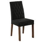 Conjunto Sala De Jantar Mesa Tampo De Vidro 4 Cadeiras Rustic