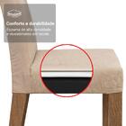 Conjunto Sala De Jantar Mesa Tampo De Vidro 4 Cadeiras Rustic