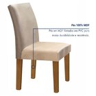 Conjunto Sala De Jantar Mesa Tampo De Vidro 6 Cadeiras Espanh