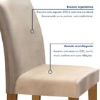 Conjunto Sala De Jantar Mesa Tampo De Vidro 6 Cadeiras Espanh