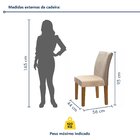 Conjunto Sala De Jantar Mesa Tampo De Vidro 6 Cadeiras Espanh