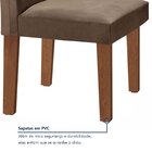 Conjunto Sala De Jantar Mesa Tampo De Vidro 6 Cadeiras Espanh