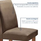 Conjunto Sala De Jantar Mesa Tampo De Vidro 6 Cadeiras Espanh