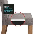 Conjunto Sala De Jantar Mesa Tampo De Vidro 6 Cadeiras Rustic