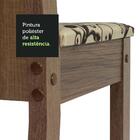 Conjunto Sala De Jantar Mesa Tampo De Vidro 6 Cadeiras Rustic