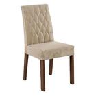 Conjunto Sala De Jantar Mesa Tampo De Vidro 6 Cadeiras Rustic