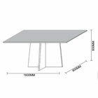 Conjunto Sala De Jantar Mesa Tampo De Vidro Ana E 6 Cadeiras