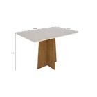 Conjunto Sala De Jantar Mesa Tampo De Vidro E 4 Cadeiras Ana