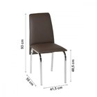 Conjunto Sala De Jantar Mesa Tampo De Vidro E 4 Cadeiras Barc