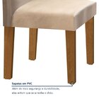 Conjunto Sala De Jantar Mesa Tampo De Vidro E 6 Cadeiras Clas