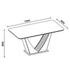 Conjunto Sala De Jantar Mesa Tampo De Vidro Kenna Com 6 Cadei