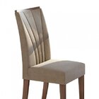 Conjunto Sala De Jantar Mesa Tampo De Vidro/mdf 6 Cadeiras Ap