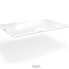 Conjunto Sala De Jantar Mesa Tampo De Vidro Retangular Reno E