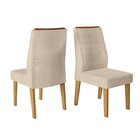 Conjunto Sala De Jantar Mesa Tampo De Vidro Rita Com 6 Cadeir