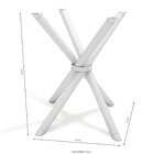 Conjunto Sala De Jantar Mesa Tampo De Vidro Volga E 6 Cadeira