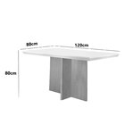 Conjunto Sala De Jantar Mesa Tampo Em Mdf 4 Cadeiras  Grafite