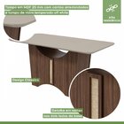 Conjunto Sala De Jantar Mesa Tampo Em Vidro Rock 6 Cadeiras E