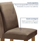 Conjunto Sala De Jantar Mesa Tampo Mdf 4 Cadeiras Espanha Esp