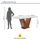 Conjunto Sala De Jantar Mesa Tampo Mdf 4 Cadeiras Espanha Yes