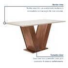 Conjunto Sala De Jantar Mesa Tampo Mdf 4 Cadeiras Espanha Yes
