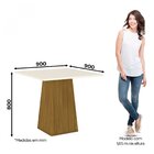 Conjunto Sala De Jantar Mesa Tampo Mdf 4 Cadeiras Zoe Espress