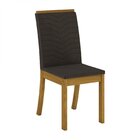 Conjunto Sala De Jantar Mesa Tampo Mdf 6 Cadeiras Pietra Espr