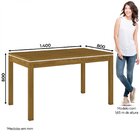 Conjunto Sala De Jantar Mesa Tampo Mdf 6 Cadeiras Pietra Espr