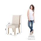 Conjunto Sala De Jantar Mesa Tampo Mdf 6 Cadeiras Tainá Espre