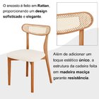 Conjunto Sala De Jantar Mesa Tampo Mdf Com 6 Cadeiras Ceci Na