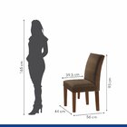 Conjunto Sala De Jantar Mesa Tampo Mdf E 2 Cadeiras Caroline