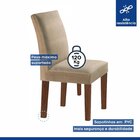 Conjunto Sala De Jantar Mesa Tampo Mdf E 2 Cadeiras Caroline