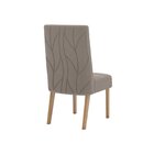 Conjunto Sala De Jantar Mesa Tampo Mdf E Vidro 6 Cadeiras Jés