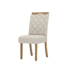 Conjunto Sala De Jantar Mesa Tampo Mdf E Vidro 6 Cadeiras Nic