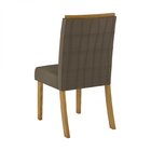 Conjunto Sala De Jantar Mesa Tampo Mdf E Vidro 8 Cadeiras Itá