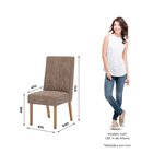 Conjunto Sala De Jantar Mesa Tampo Mdf E Vidro 8 Cadeiras Jés