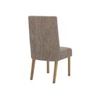 Conjunto Sala De Jantar Mesa Tampo Mdf E Vidro 8 Cadeiras Jés