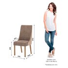 Conjunto Sala De Jantar Mesa Tampo Mdf E Vidro 8 Cadeiras Mar