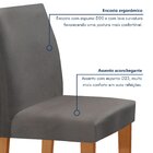 Conjunto Sala De Jantar Mesa Tampo Mdf/vidro E 4 Cadeiras Esp