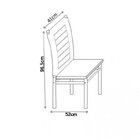 Conjunto Sala De Jantar Mesa Tampo Mdp 160cmx90cm 6 Cadeiras