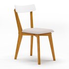 Conjunto Sala De Jantar Mesa Tampo Redondo Madeira Maciça Com